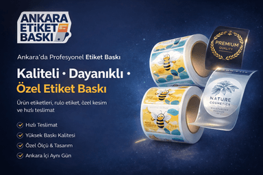 UV Baskı Etiket - Görsel 2