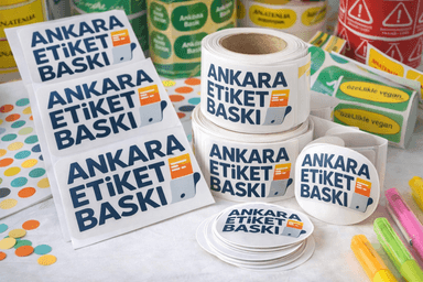 Baskes Etiket Sticker Baskı - Görsel 11