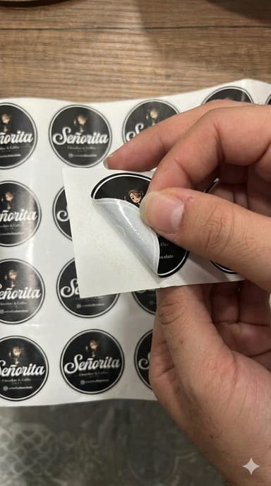 Baskes Etiket Sticker Baskı - Görsel 2