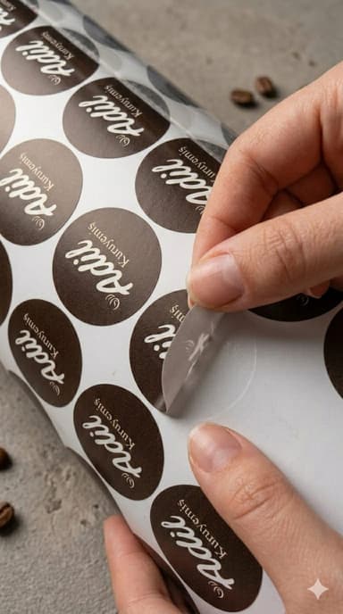 Baskes Etiket Sticker Baskı - Görsel 4