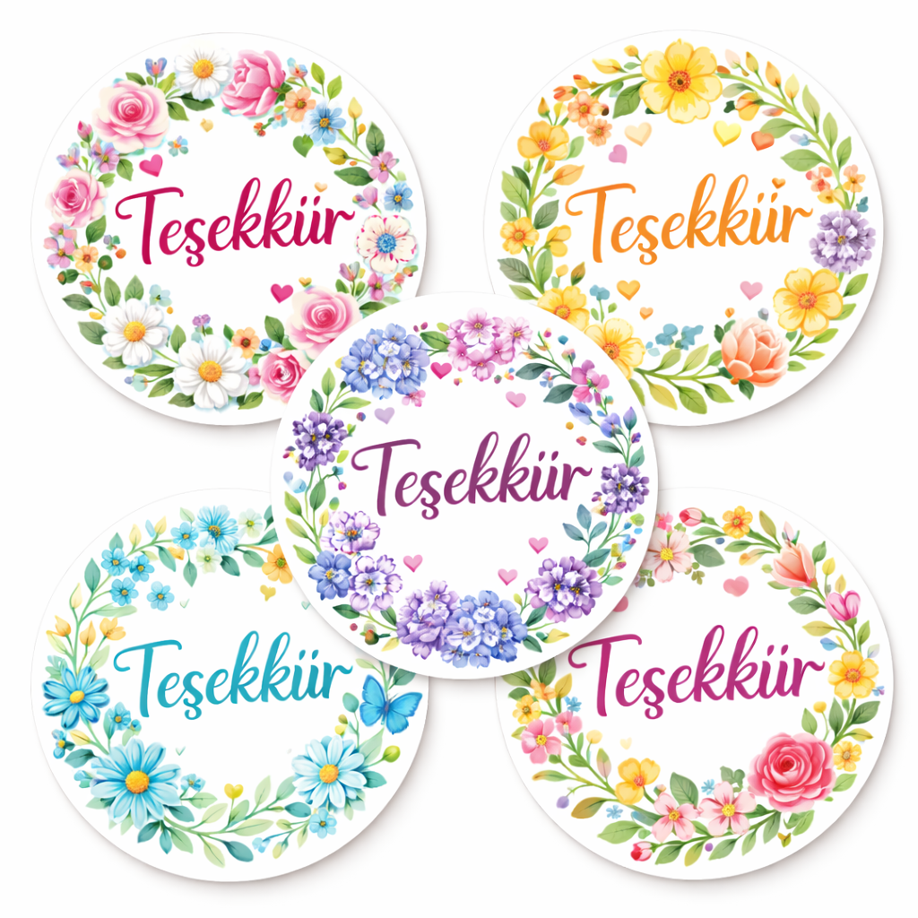 Teşekkür Etiketi 2