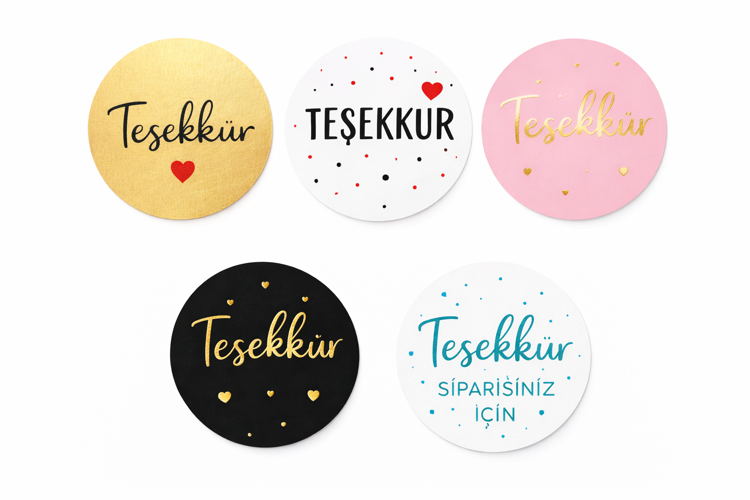 Teşekkür Etiketi 3